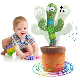 Baby Dancing Cactus Talking Cactus Toys; Wriggle Singing Cactus Repeats What You Say; Baby Boy Toys; Plush Electric Speaking Cactus ; Baby Girl 1