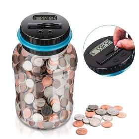 Digital Counting Money Jar; Big Piggy Bank; Piggy Bank For Kids; Piggy Bank Digital Counting Coin Bank; Money Saving Jar; Holds Over In 800; Powe
