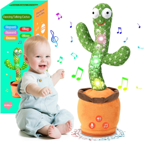Dancing Talking Cactus Toy for Baby Toddler
