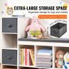 VEVOR Kids Reading Nook Bench, Toddler Bookshelf and Bookcase with Detachable Seat Cushion, 6-Cubby Storage Organizer Bench with 3 Drawers, Ideal for