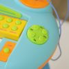 Qaba Kids Piano Toy Keyboard, 37 Key Piano for Toddlers, Electronic Music Educational Instrument with Microphone, Stool, for 3-6 Years, Blue