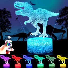 16 Colors Children 3D Illusion Bedside Lamp Remote Control Night Light For Kids 2 3 4 5 6 7 8-12 Year Old; Birthday Gifts For Boys; Home Decorati (Style: Unicorns)