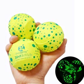 DSJUGGLING Washable Juggling Ball for Beginners (Color: Glow In the Dark)