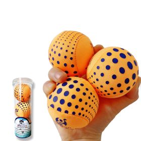 DSJUGGLING Washable Juggling Ball for Beginners (Color: Orange Dot)