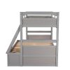 Twin over Full Bunk Bed with Storage