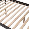 Stairway Twin-Over-Full Bunk Bed with Drawer; Storage and Guard Rail for Bedroom; Dorm; for Adults