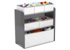Children 4-Piece Toddler Playroom Set; Grey/White